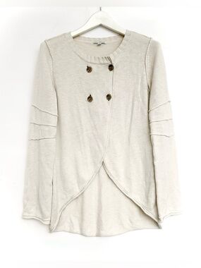 James Perse Standard Cotton & Linen knit cardigan